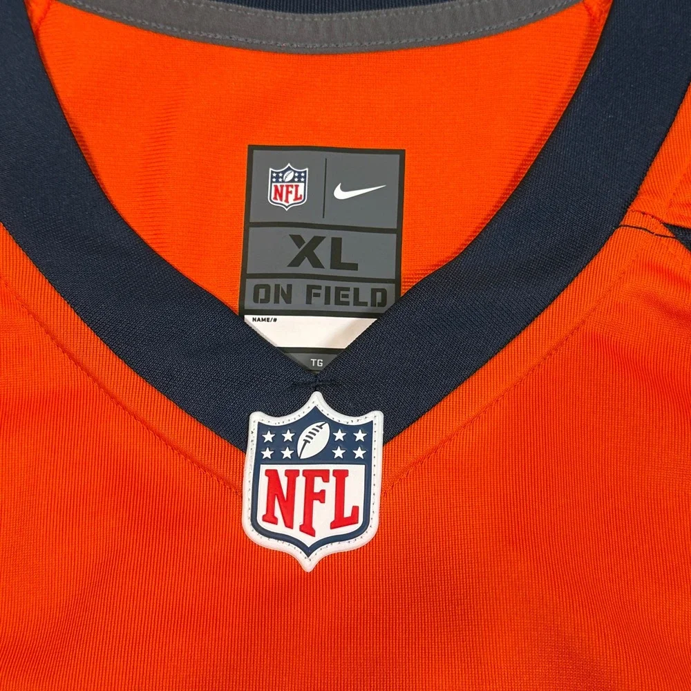 Nike Denver Broncos Russell Wilson Jersey Mens XL Orange #3 NWT NFL Football